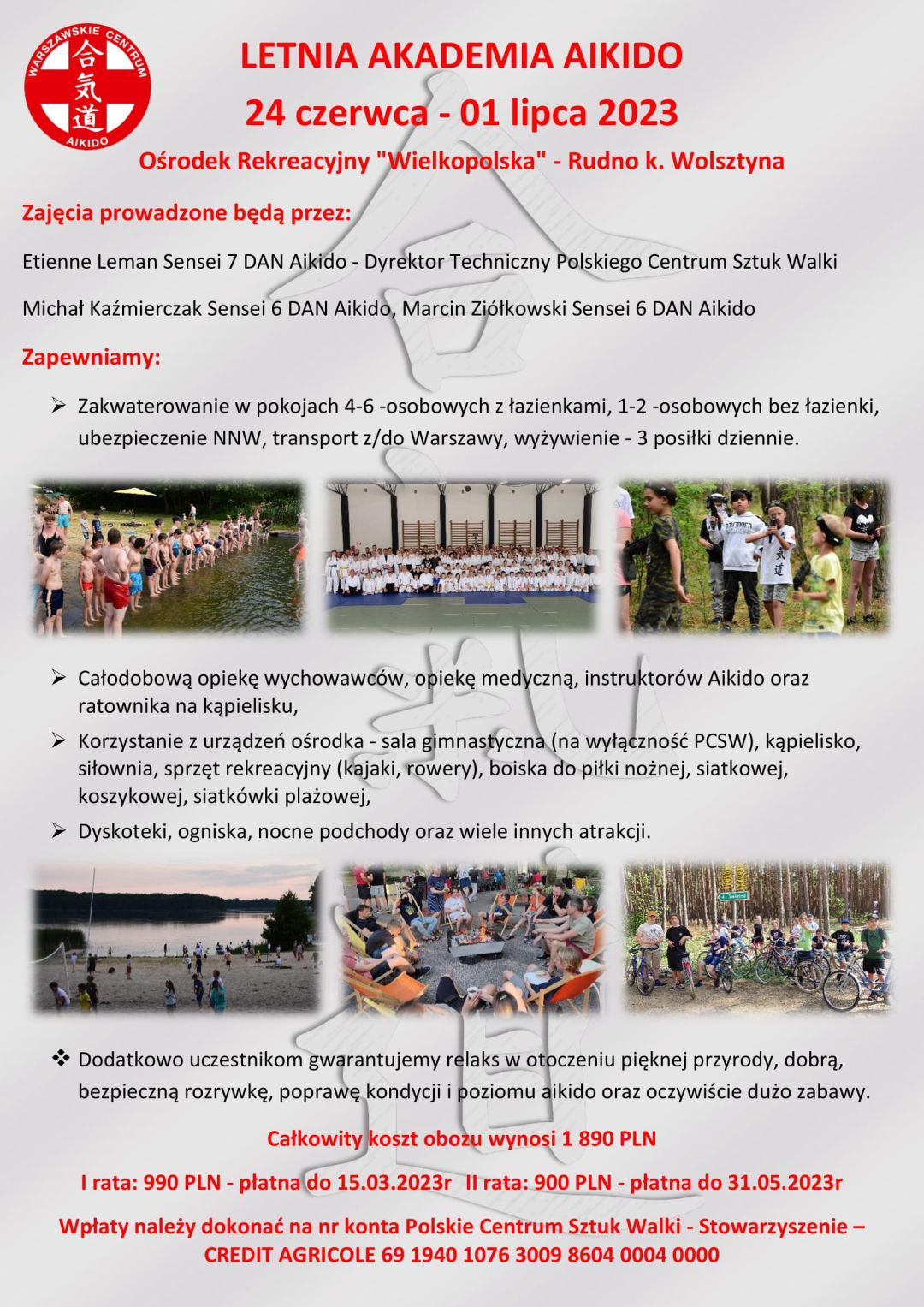 Szczegóły obozu 2023 WCA